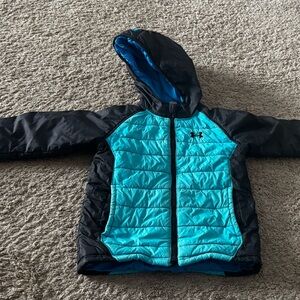 Under Armour Teal and Black Quilted Jacket